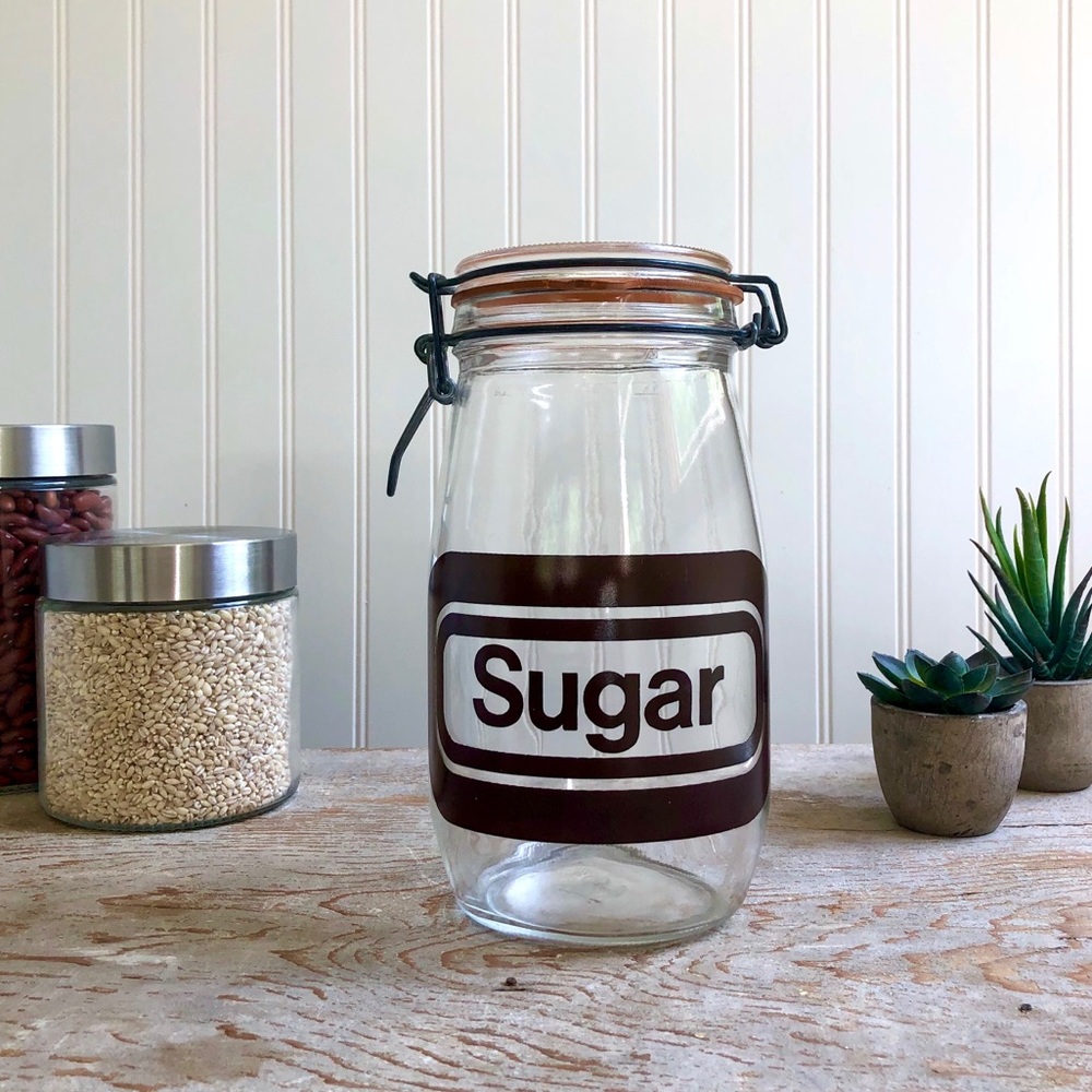 Vintage sugar canister